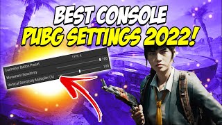 BEST Console PUBG Settings 2022  GaGOD [upl. by Itraa]