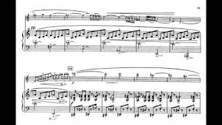 Henri Dutilleux  Oboe Sonata1947with full score [upl. by Anawait]