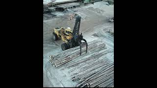 LeTourneau L1850 Wheel Loader loading 240amp100Tone Dumpers With CoalampOB [upl. by Kenway]