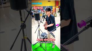 Sirena  Gloc 9 ft Ebe Dancel busking acousticcover GitarapwithOkyo AnnaandOkyo [upl. by Noiram]