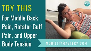 Fascial Release for Lats Using a Foam Roller [upl. by Bettine]