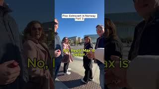 Swedish extrovert in Norway Oslo part 3 pov socialexperiment socialanxiety sweden norway [upl. by Annawt45]