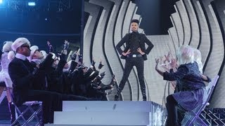 Rylan Clark sings Groove Is In The HeartGangnam Style medley  Live Week 2  The X Factor UK 2012 [upl. by Salangi]