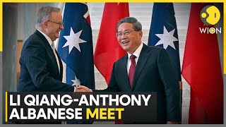 Chinas Li Qiang holds candid talks with Australias Albanese  WION [upl. by Cathyleen]