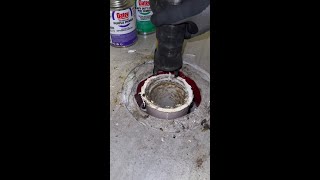 Replacing a Broken Toilet Flange [upl. by Hyatt]