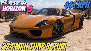 Porsche 918 Spyder  Forza Horizon 5  Thrustmaster TX gameplay [upl. by Einnaffit]