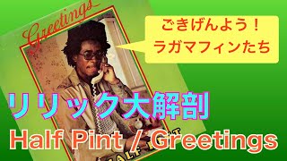 【日本語字幕付きリリック】Half Pint  Greetings [upl. by Syla]