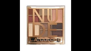 LA COLORS COLOR BLOCK EYESHADOW PALETTES [upl. by Ybbor]