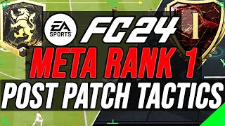 FC 24  BEST META Rank 1 Custom Tactics amp Instructions Post Patch [upl. by Buff109]