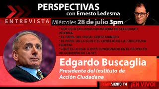 Entrevista a Edgardo Buscaglia  Perspectivas [upl. by Onitnelav]