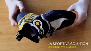 Review La Sportiva Solution climbing shoe [upl. by Alexander956]