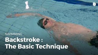 Swimming Basic Technique  Backstroke [upl. by Dnanidref]