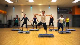 ZUMBA STEP from ZUMBA MEGA MIX 43  Break Free  WARM UP [upl. by Centonze]