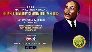 Martin Luther King Jr Beloved Community Commemorative Service  January 15 2024 [upl. by Ainirtak]