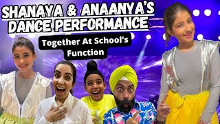 Shanaya amp Anaanya’s Dance Performance Together At School’s Function  RS 1313 VLOGS [upl. by Eltsyrc]