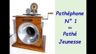 Phonographe Pathéphone N° 1 Pathé Jeunesse [upl. by Nadiya981]