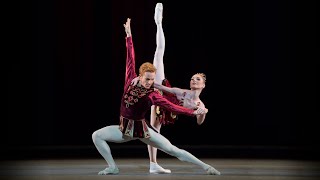 Jewels – Rubies pas de deux Balanchine Sarah Lamb Steven McRae The Royal Ballet [upl. by Karoly]