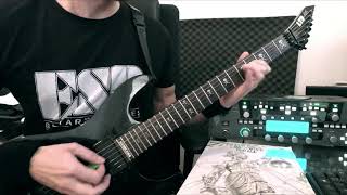 Metallica  Dyers Eve  Solo Playthrough Cover  ESPLTD KH602 [upl. by Gitel288]