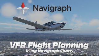 Navigraph Charts  How to Create a Basic VFR Flight Plan [upl. by Cozmo]