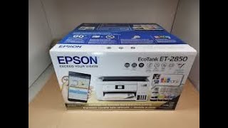 Epson EcoTank ET2850 best ecotank printer [upl. by Ubana801]