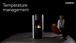 Premium Line pellet stoves Temperature management [upl. by Schenck]