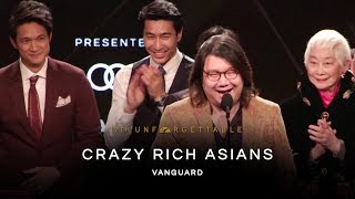 The Cast of Crazy Rich Asians Win the Vanguard Award at the 17th Unforgettable Gala [upl. by Ahsienyt]