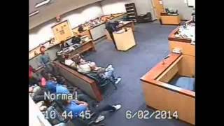 Corrupt Brevard County Florida Judge assaults Lawyer  wwwCorruptionCripplescom [upl. by Llecrad]