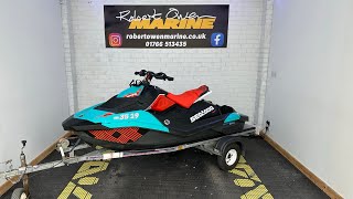 2017 SeaDoo Spark Trixx 2up 90hp iBR  108hrs  Warranty until Sept 2025 [upl. by Irrot]