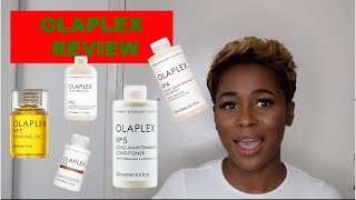 OLAPLEX REVIEW ON AFRO NATURAL AND RELAXED HAIR [upl. by Forest]