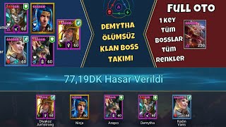 Demythalı Ölümsüz Clan Boss Takımı  Raid Shadow Legends Full oto raidshadowlegends [upl. by Lubbi950]