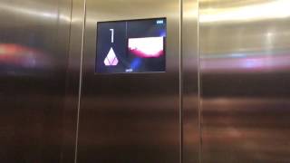 Cayan Tower in Dubai lift speed from 0 to 69 floor [upl. by Swan201]