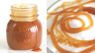 How to Make Caramel Sauce for Drink 카라멜소스 만들기  한글자막 [upl. by Modeste]