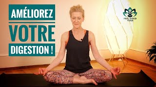 Cours de yoga  Amélioration de la DIGESTION 35 min [upl. by Severn43]