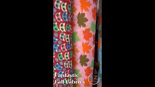 Fantastic Fall Fabrics [upl. by Eidnarb]