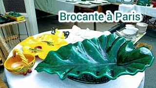 Paris France 🇨🇵 BROCANTE in PARIS🏺Paris FLEA MARKET🪑 Antiquités🏺Vintage shopping Paris  France vlog [upl. by Llenrag]