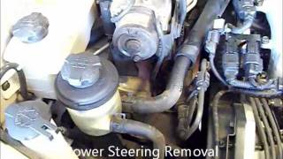 2004 hyundai santafe 35l timing belt tear down part 1 [upl. by Sairacaz]