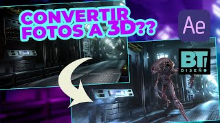 Transforma tus FOTOS en ESCENAS 3D Animadas con After Effects y IA [upl. by Spalding]