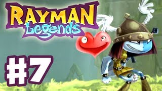 Rayman Legends  Gameplay Walkthrough Part 7  Rescue Aurora PS3 Wii U Xbox 360 PC [upl. by Allekim]