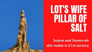 Lots Wife Pillar Mount Sodom and Dead Sea Jordan shorts YTshorts [upl. by Feldstein]