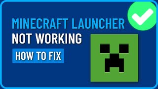 How to Fix Minecraft Launcher Not Working Problem [upl. by Liemaj]