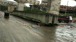 Pillar 51 Girder fixing work kalladka flyover [upl. by Oiceladni655]