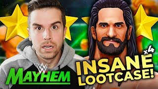 INSANE 4 STAR LOOTCASE OPENING  WWE Mayhem [upl. by Xel475]