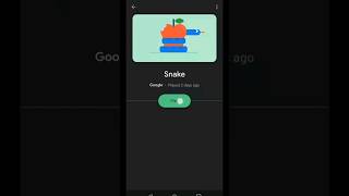 Snake Gameplay Shorts 1  Google Play Games builtin games Gameplay Shorts 1  offlinegames snake [upl. by Daney]