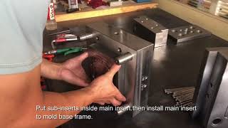 How to assemble a plastic injection mold [upl. by Ellynn728]