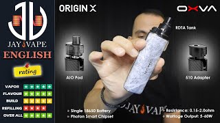 OXVA Origin X Coils RBA RDTA amp 510 Adapter  Review amp Build Tutorial  IT WILL BLOW YOUR MIND [upl. by Kovacs]