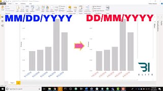 Power BI  CUSTOM Date Formats MMDDYYYY to DDMMYYYY [upl. by Scott]