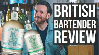 Lyres NonAlcoholic Tequila Review  Agave Blanco Spirit amp Agave Reserva Spirit First impressions UK [upl. by Yborian]