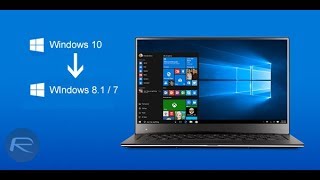 Windows 10 Downgrade or uninstall to Windows 81 Easy steps in Tamil தமிழில் [upl. by Saffian]