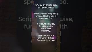 Does Sola Scripture make sense [upl. by Spike]