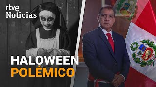 Escándalo en PERÚ por la fiesta de HALLOWEEN en casa del ministro del Interior  RTVE [upl. by Occor716]